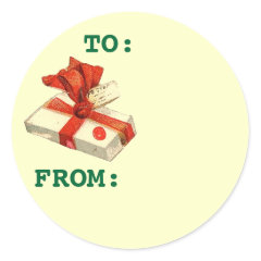 Present Gift Tag Stickers