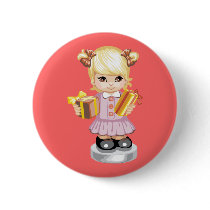 Present Girl buttons