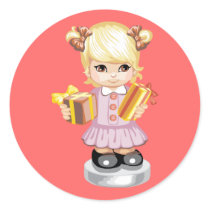 Present Girl stickers