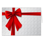 Present with Bow Greeting Card