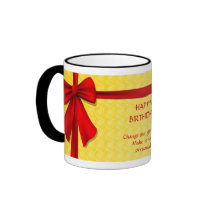Present with Bow mugs by Lidusik Present with Bow mugs