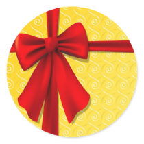 Present with Bow stickers by Lidusik Present with Bow stickers