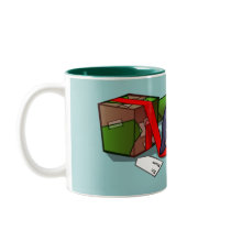 Present-Wrapping Penguin Mug
