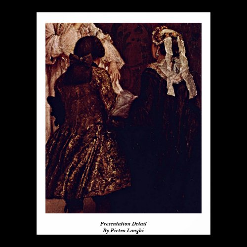 Presentation Detail By Pietro Longhi Poster