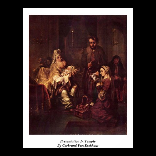 Presentation In Temple By Gerbrand Van Eeckhout Posters