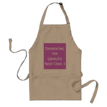 Presenting the World's Best Chef :) aprons