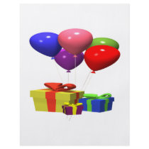 Presents And Balloons Personalized Flyer