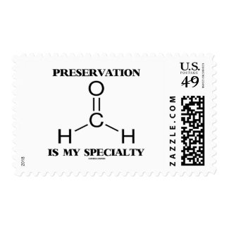 Preservation Is My Specialty Formaldehyde Molecule Stamps