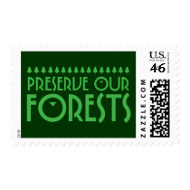 Preserve Our Forests postage