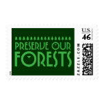 Preserve Our Forests postage