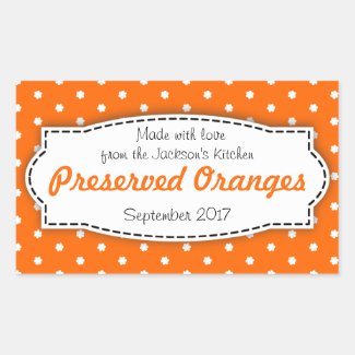 Preserved oranges sticker