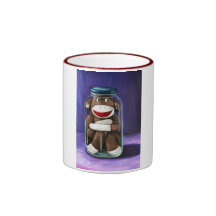 Preserving Childhood with Sock Monkey Coffee Mug