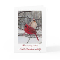 Preserving Wildlife Holiday Card by twrclinic Preserving Wildlife Holiday Card