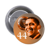 President 44 Barack Obama button buttons