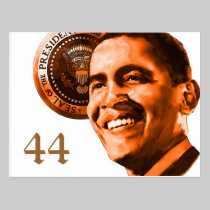 President 44 Barack Obama post card postcards