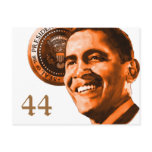 President 44 Barack Obama post card