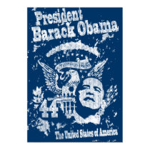 President 44 Vintage Poster posters