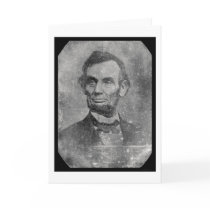 President Abraham Lincoln Daguerreotype 1864 cards