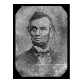 President Abraham Lincoln Daguerreotype 1864 print