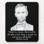 President Abraham Lincoln Mouse Pads