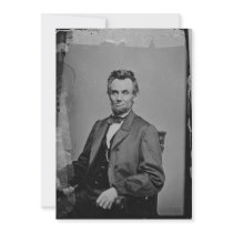 President Abraham Lincoln Portrait by Mathew Brady Personalized Invite