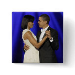 President and First Lady Obama Inauguration Ball buttons