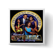 President Barack Obama '08 Pinback Buttons
