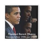 president_barack_obama_2009_inaguration fridge magnet