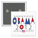 President Barack Obama 2012 Gear Buttons