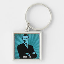 President Barack Obama 2012 Keychains