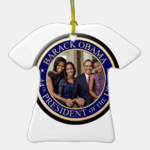 President Barack Obama 2013 Inauguration Christmas Ornament