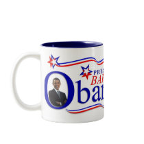 President Barack Obama - 2 Tone Mug by inauguration_2009 President Barack Obama - 2 Tone Mug