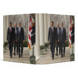 President Barack Obama and former presidents 3 Ring Binders