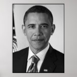 President Barack Obama -- Black and White Posters
