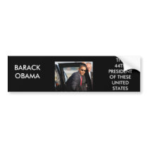 PRESIDENT BARACK OBAMA BUMPER STICKER