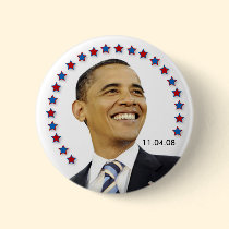 President Barack Obama buttons