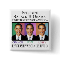 PRESIDENT BARACK OBAMA buttons