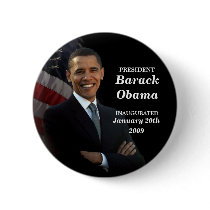 President Barack Obama Button by inauguration_2009 President Barack Obama Button