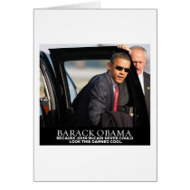 PRESIDENT BARACK OBAMA GREETING CARD