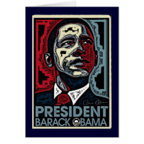 President Barack Obama Card