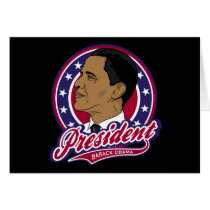 President Barack Obama Greeting Card