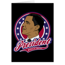 President Barack Obama Greeting Cards