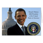 President Barack Obama Card