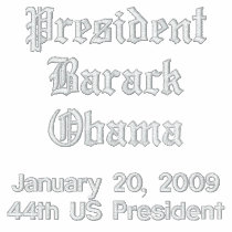 President Barack Obama Commemorative Jacket embroidered shirts