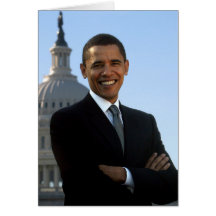 President Barack Obama Greeting Cards