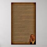 President Barack Obama Inauguration Address Print