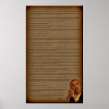 President Barack Obama Inauguration Address Print