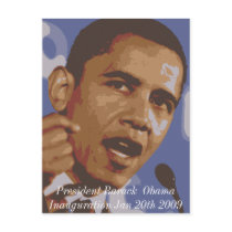 President Barack Obama Inauguration Jan 20th 2009 postcards by AFRICANKOKO President Barack Obama Inauguration Jan 20th 2009 postcards