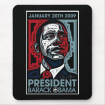 President Barack Obama January 20th 2009 Mouse Pads