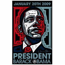 President Barack Obama January 20th 2009 photo sculptures